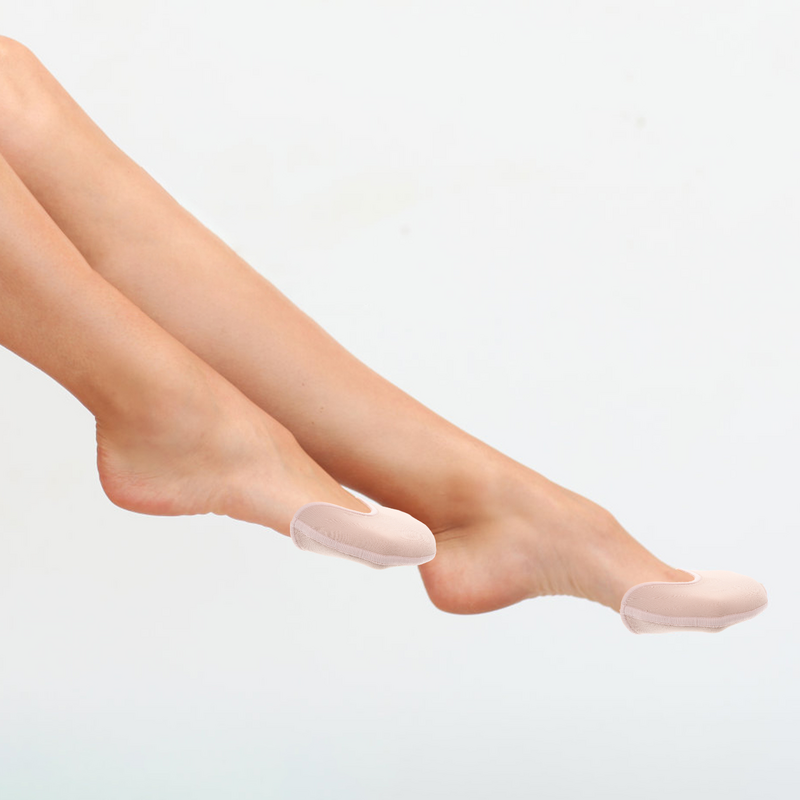 1 Pasang penutup jari kaki kain rajut penutup jari kaki bantalan kaki untuk perlindungan