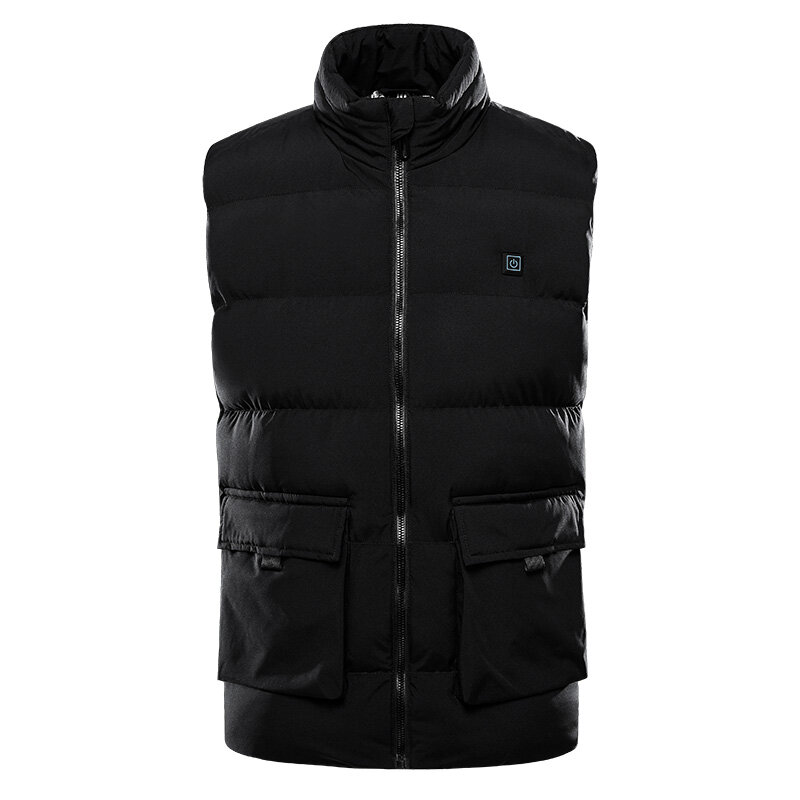 High Quality Unisex 5V USB Health Care Heated Vest 4 Heating Areas Separate Control Winter Keep Warm Heated Jacket Oversized 7XL