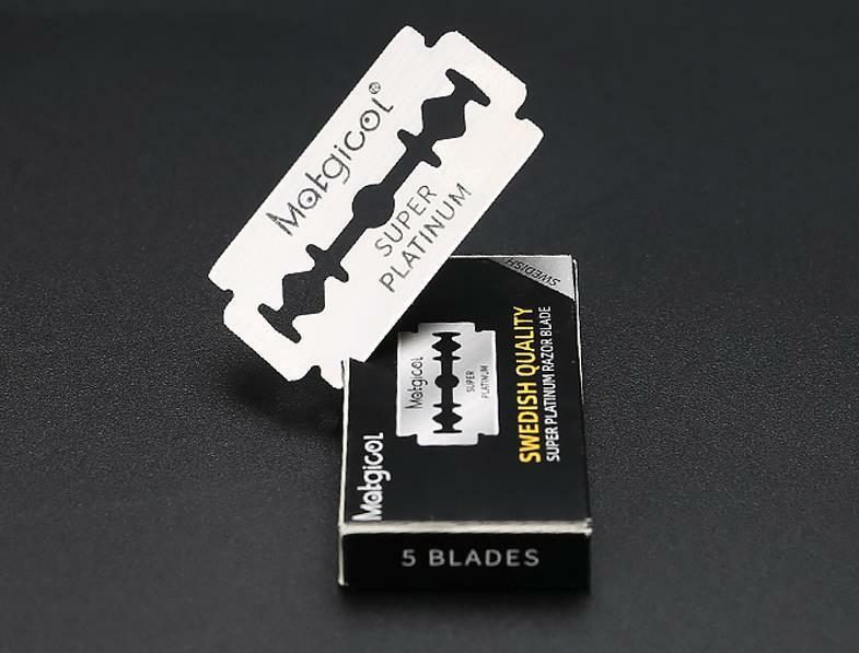 10-50 PCS Razor Blades For Double Edge Razor,Stainless Steel Blades Used for Folding Knife with Shaving & Hair Removal
