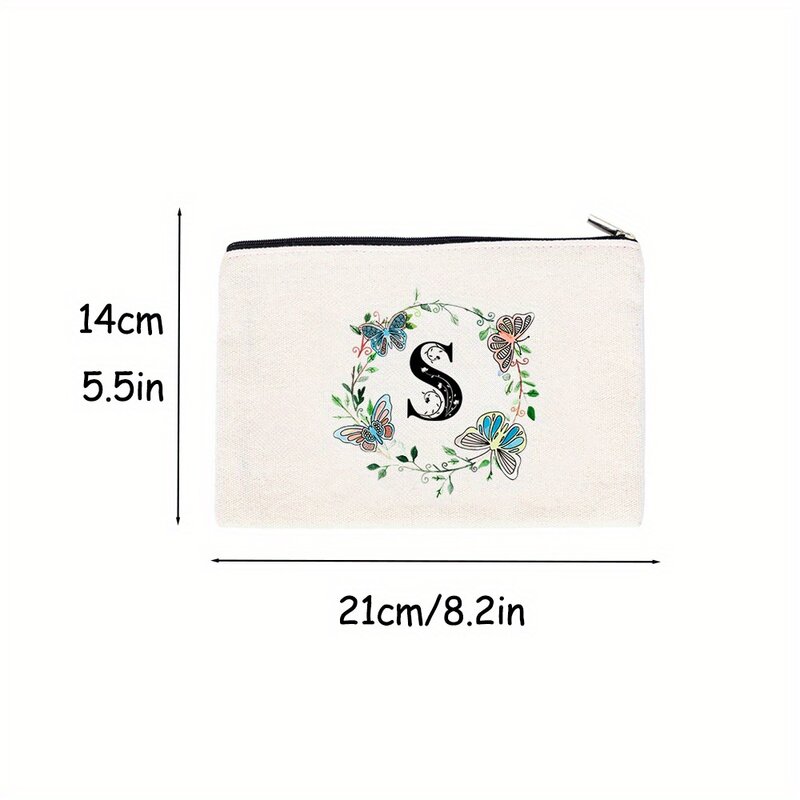 Canvas Travel Toiletry Bag Makeup Bags Cosmetic Holder Beauty Girls Lipstick Women's Cosmetic Bag Stationery Bag Zero Wallet