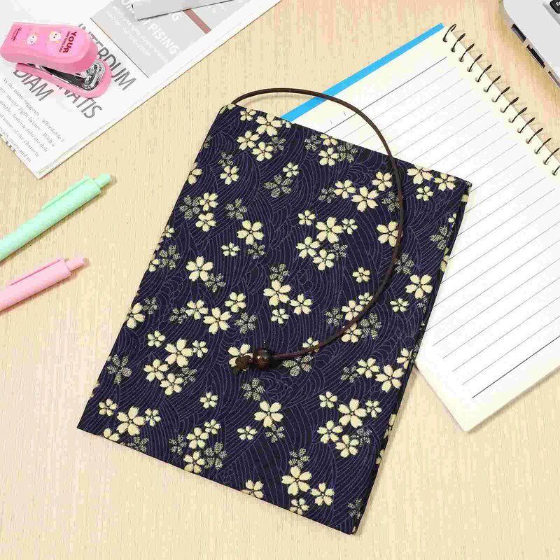 Cloth Fabric Hand-made for A5 Adjustable Book Cover Gifts Decorative Book Sleeve Book Protector Hand Account Book Textbook Decor