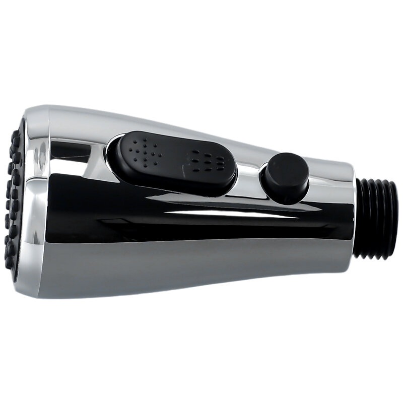 Commercial Spray Tap Head Tap Head ABS Corrosion & Rust-resistant General 1/2 Inch Rain And Bubbling Style Silver