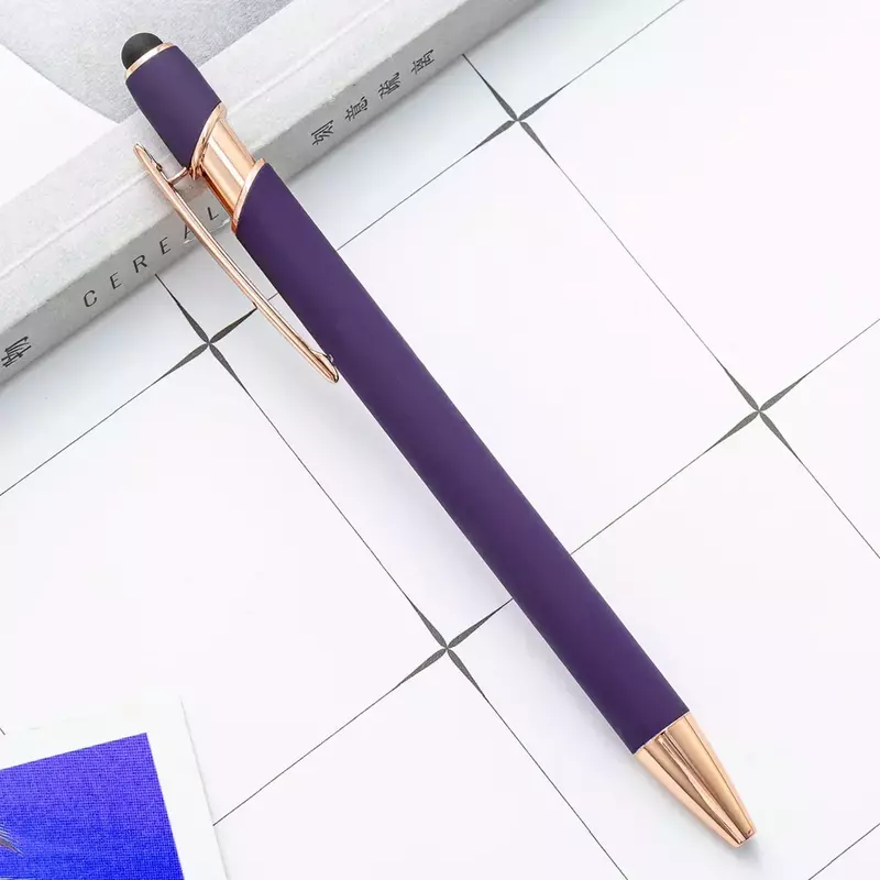 1 шт. канцелярские принадлежности для школы и офиса, шариковая ручка с сенсорным экраном, симпатичные металлические ручки