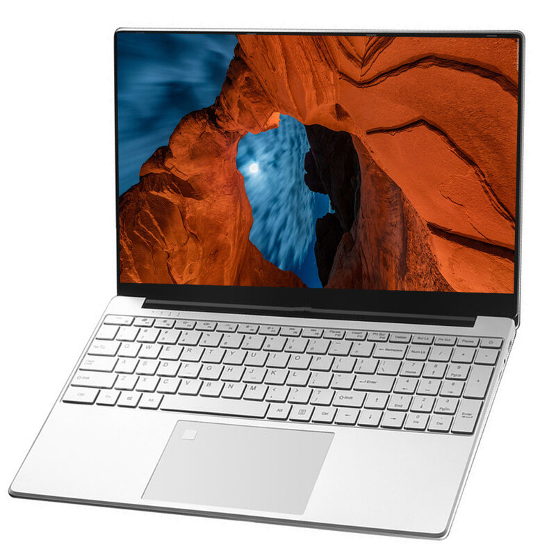 Laptop Quad-Core J4125 para Estudo, 15.6 Polegada, DDR4, 12GB RAM, 128GB, 256GB, 512GB, 1TB, 2TB, SATA, SSD, Rom, Luz, Notebook, Office