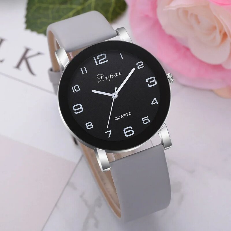 Moda damska wysokiej klasy zegarek kwarcowy 2024 zegarek luksusowy skórzany pasek cyfrowe zegarki na rękę kobiety prezenty Relogio Feminino Relojes