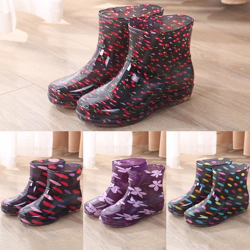 Stivali da pioggia da donna copriscarpe impermeabile protezioni in Silicone stivali da pioggia per interni all'aperto giorno di pioggia riutilizzabili Zapatos Mujer