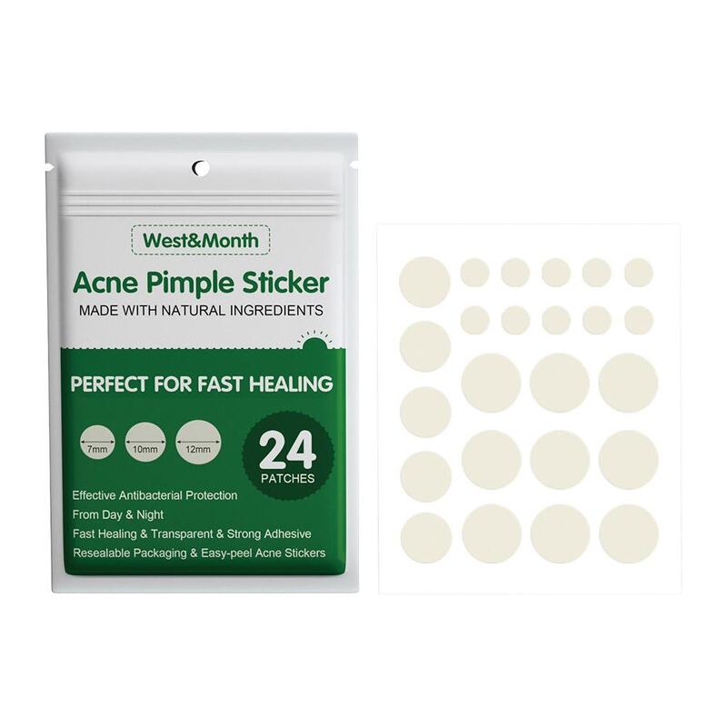 24 All-Purpose Invisible Makeup Makeup Dazzling Acne Repair Liquid Skin Patch Breathable Concealer Oil Acne Esse O5Q6