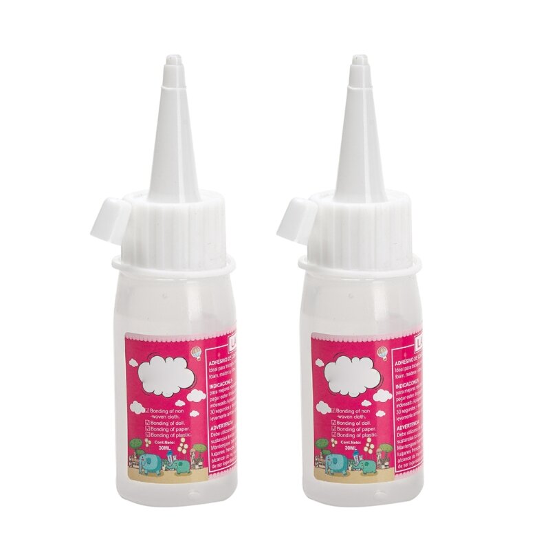 Watertproof Art Craft 30ml Clear Quick Drying Non-toxic Children-friendly for Ideal for Home School Boys Dropship