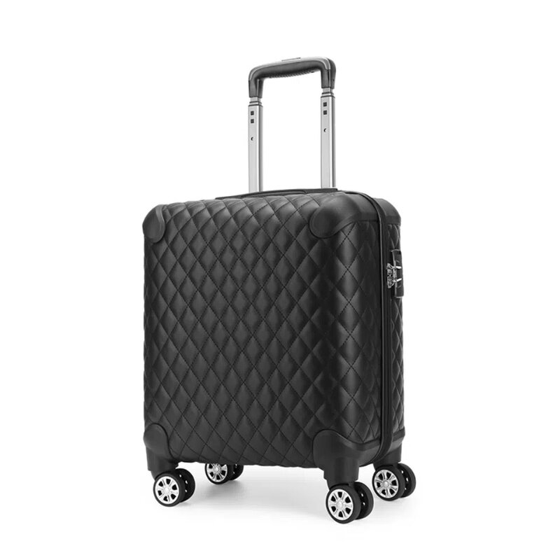 16 Inch Cabin Size Suitcase On Wheel Travel Trolley Case Men Mute Spinner Wheels Rolling Luggage TSA Lock Carry Ons