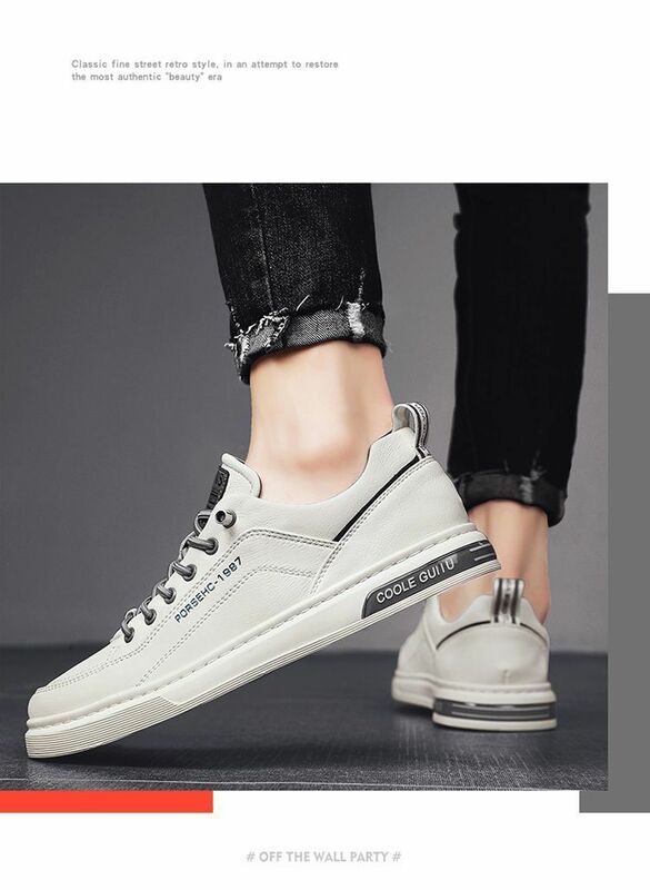 Fall trend all wear low-top flat shoes casual leather shoes