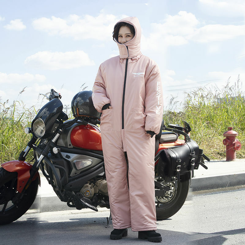 Giacca a vento da motociclista con cotone peluche aggiunto in inverno per prevenire il vento freddo giacca in cotone da ciclismo calda impermeabile