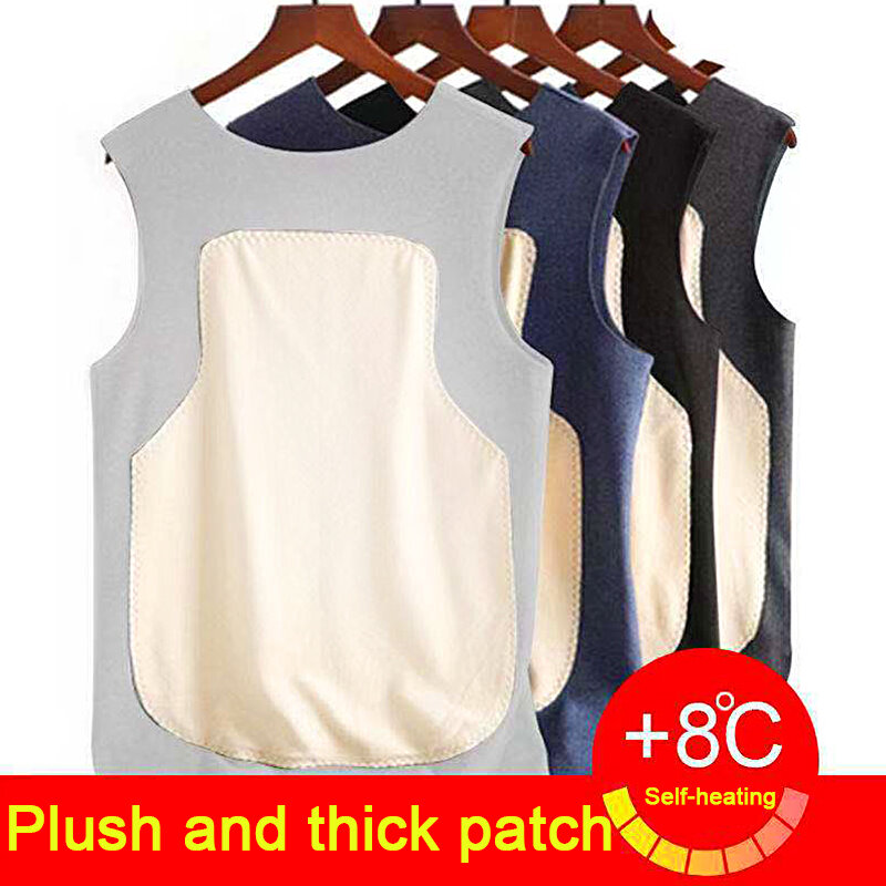 Thermal Underwear Plus Size Vest Thermo Lingerie Men Winter Clothing Warm Top Inner Wear Thermal Shirt Undershirt Intimate 5XL