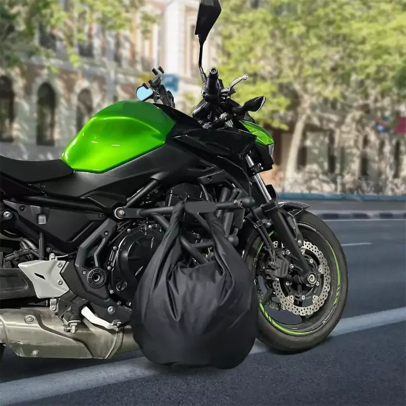 Portátil impermeável motocicleta capacete saco, grande capacidade, senha de bloqueio, bagagem anti-roubo, saco de armazenamento, acessórios moto