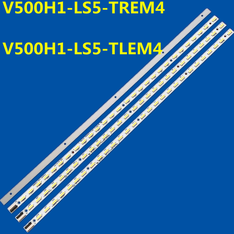4PCS LED Backlight Strip V500H1-LS5-TREM4 TLEM4 50S31 50KL300C 50E550D 50E65SG 50E550E 50E6CR L50E5090-3D LE50A900K V500HK1-LS5