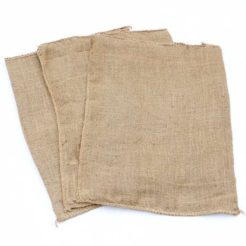 2 pezzi 60*90cm sacchi per la prevenzione delle inondazioni sacchetti di lino borse tessute Hardware per sabbia e suolo sacchetti di lino intrecciati sacchetti di lino gialli