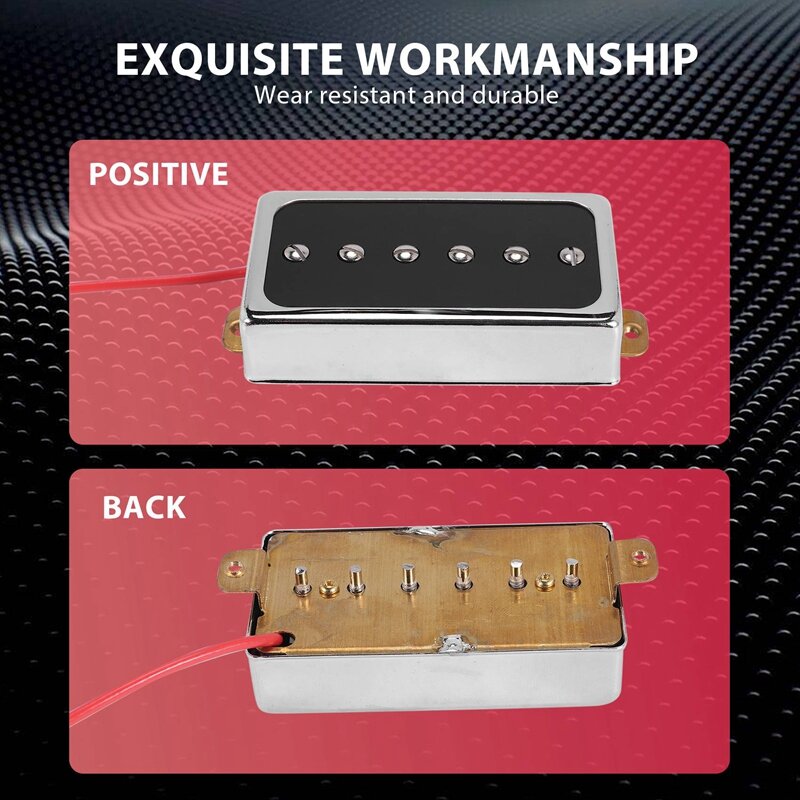 P90 Electric Guitar Pickup Humbucker Size Single Coil Pickup Neck And Bridge Guitar Parts And Accessories