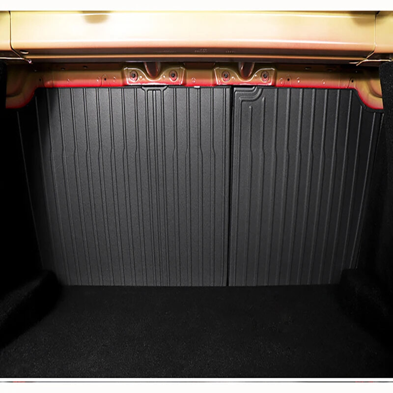 Alfombrillas impermeables para maletero de coche, almohadillas resistentes al desgaste para Tesla Model 3 + TPE, alfombrilla para maletero delantero y trasero, nuevo Modelo 3 Highland 2024
