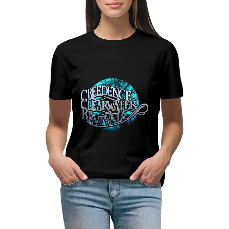 CCR-T-shirt surdimensionné pour femme, vêtements, médicaments