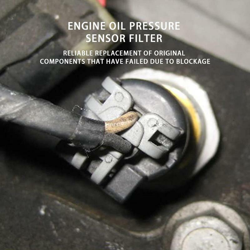 Sensor de presión de aceite para motores Buick Cadillac, filtro de pantalla, accesorios para automóviles, 926041, 917143, 12673134, 12585328