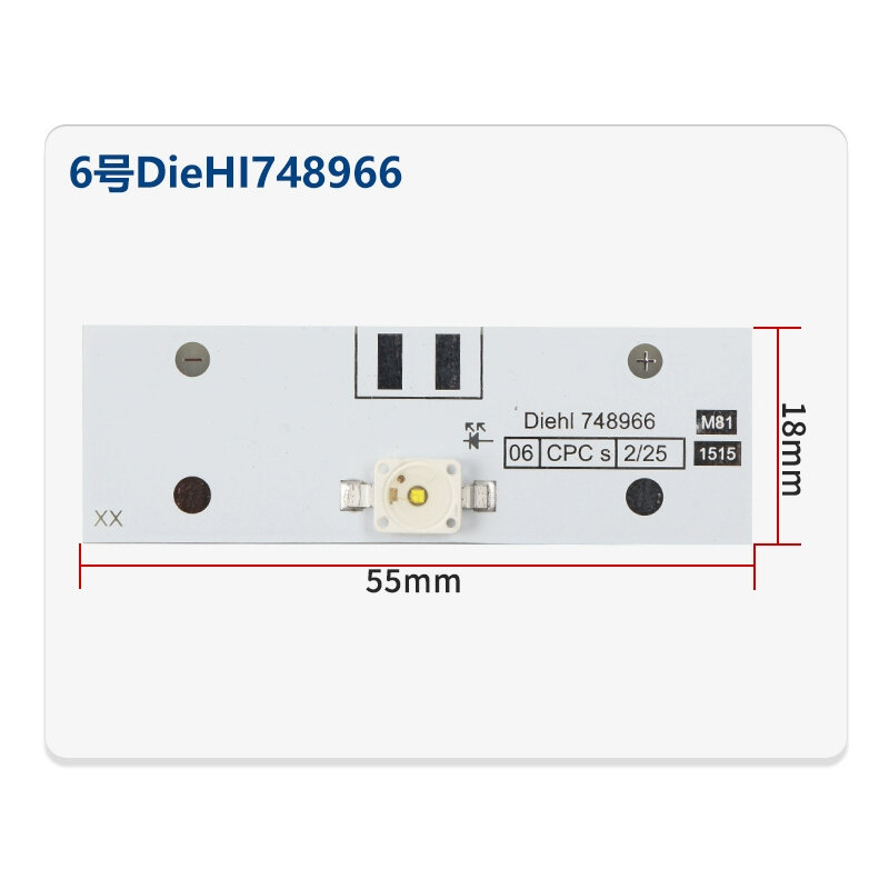 Faixa LED para geladeira Siemens, Iluminação para iluminação, DieHI748966