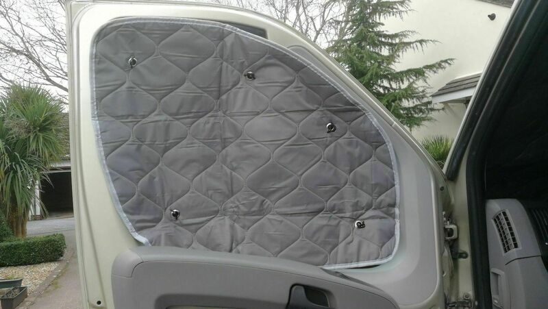 Persianas térmicas internas para parabrisas de coche, Kit de persiana para ventana de elevación, parasol para Fiat Ducato Peugeot Boxer Citroen