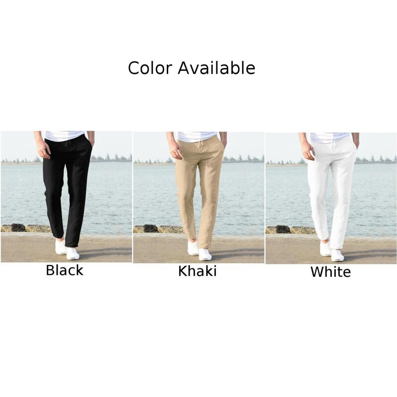 Jogger Trousers Mens Pants Fashion Outdoor Simple Solid Color Sports Spring Summer Sweatpants Breathable Casual