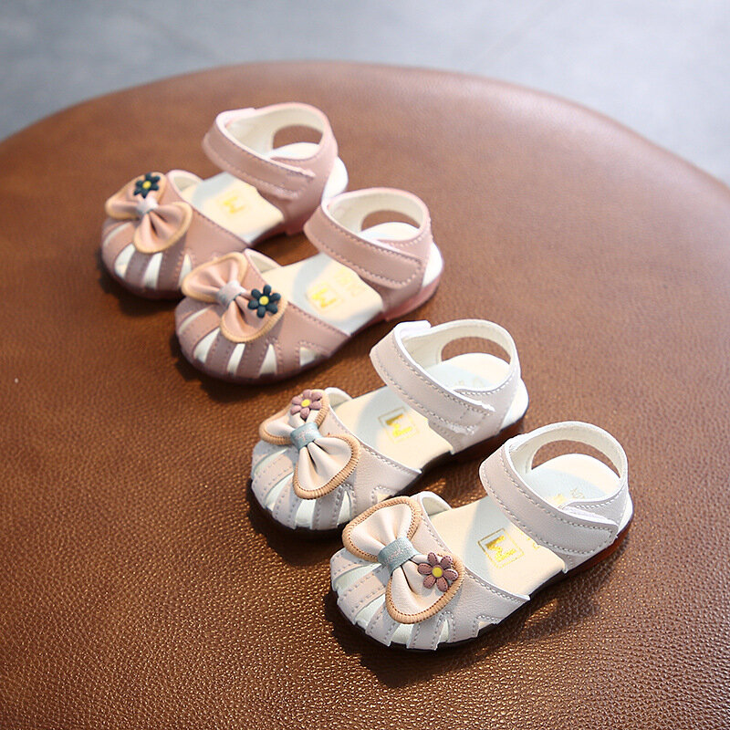 Sandália borboleta de bebê, sapato de caminhada princesa, sola macia, antiderrapante, first walkers, criança pequena, menina, 0-3 anos, verão
