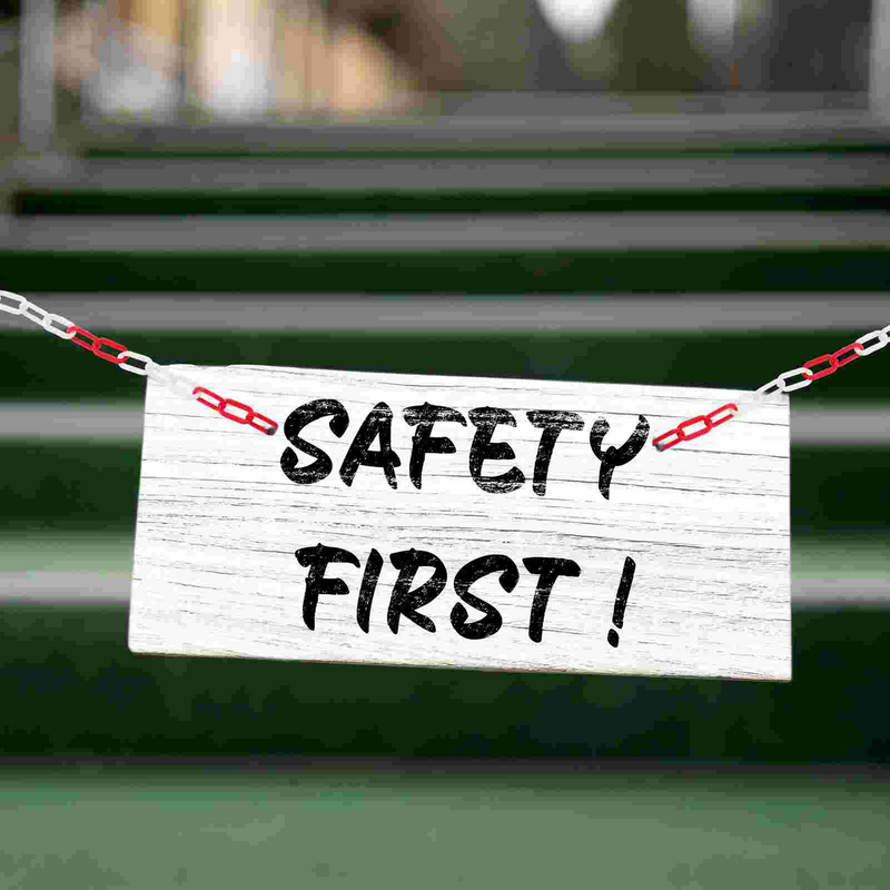 Voorzichtigheid Veiligheidsketting Crowd Control Chain Voorzichtigheid Ketting Veiligheidsbarrière Ketting Veiligheidsketting (10 Meter)