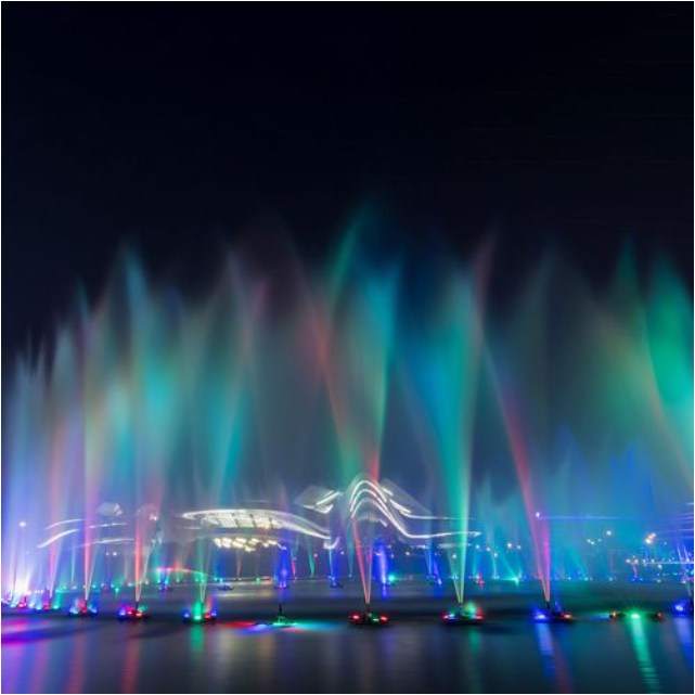 Водонепроницаемый водонепроницаемый RGB-фонтан для бассейна, 6 Вт, 9 Вт, 12 Вт, 18 Вт, 12 В, 24 В переменного тока