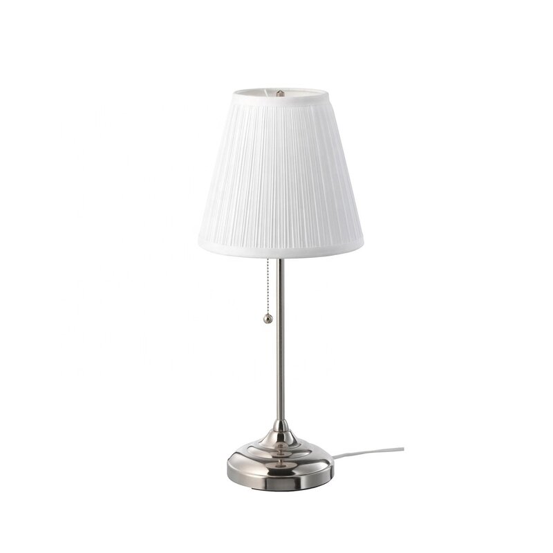 American Style Luxury Hand Switch Pleated Table Lamp For Home Decoration