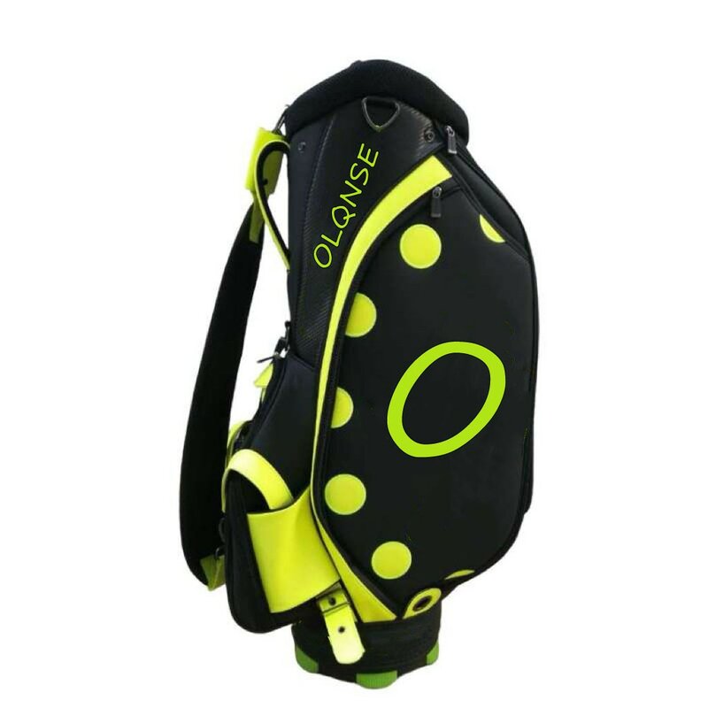 Новинка 2024, Корейская брендовая сумка для гольфа, модная сумка унисекс с подставкой, профессиональная водонепроницаемая сумка из полиуретана с кронштейном для гольфа