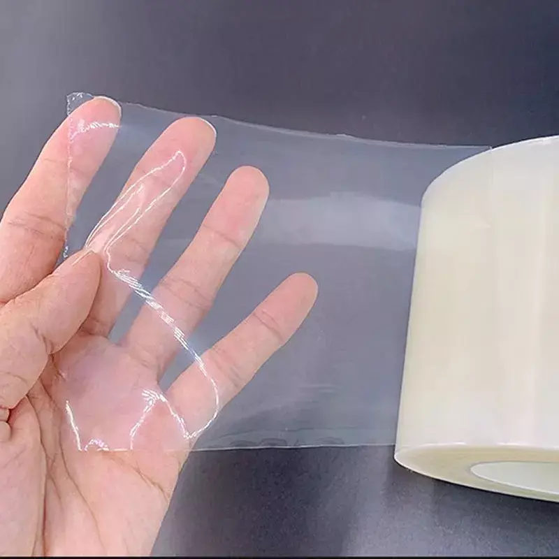 Película protectora de PE de 0,05mm, transparente, resistente, fácil de rasgar, superficie de electrodomésticos, películas de plástico antiarañazos