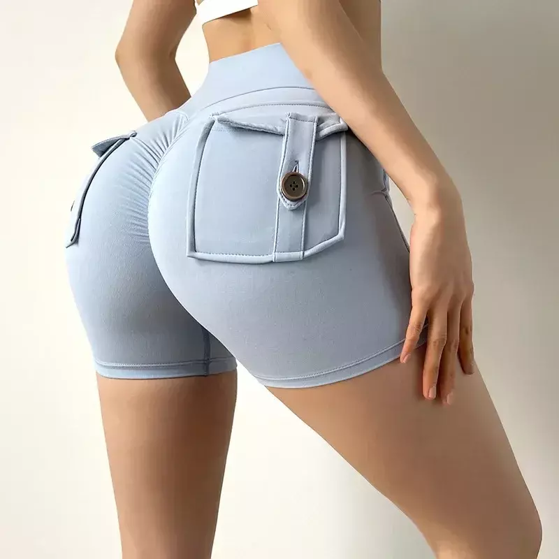 Онлайн женские сексуальные штаны для йоги, женские бедра с высокой талией, персиковые бедра, шорты для фитнеса.