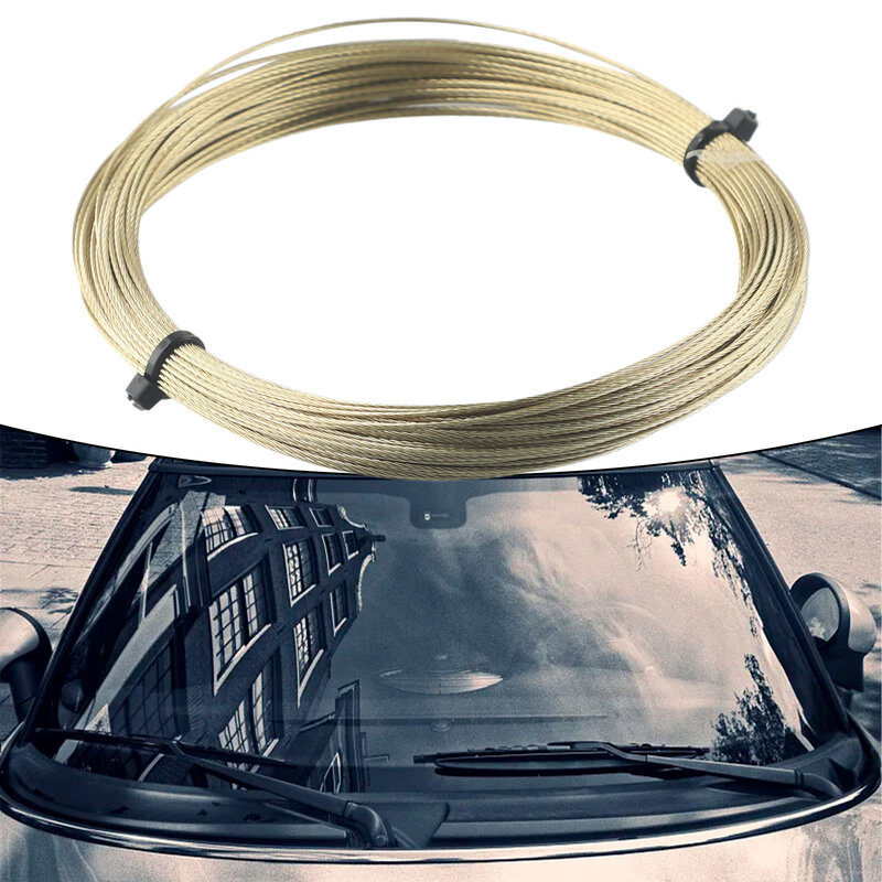 車のガラスハンドルバーツール,編組線,鋼ロープ,新しい,22m, 0.8mm