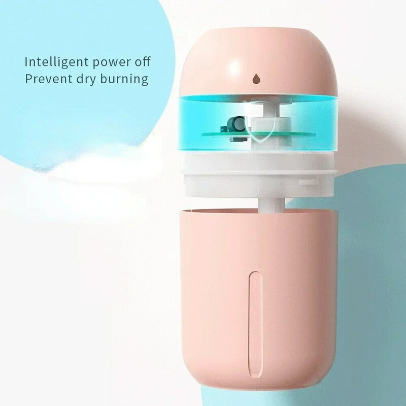 Humidificador ultrasónico USB silencioso, difusor de Aroma, atomizador de aceite esencial, aire, Aromaterapia, para el hogar, 330ML