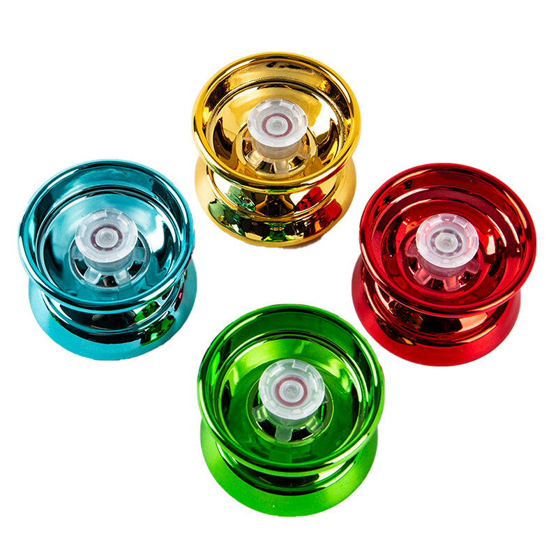 4 kolory Magic Yoyo responsywna szybka yo-yo tokarka CNC ze stopu aluminium z sznurek do kręcenia dla chłopców dziewcząt dzieci dzieci