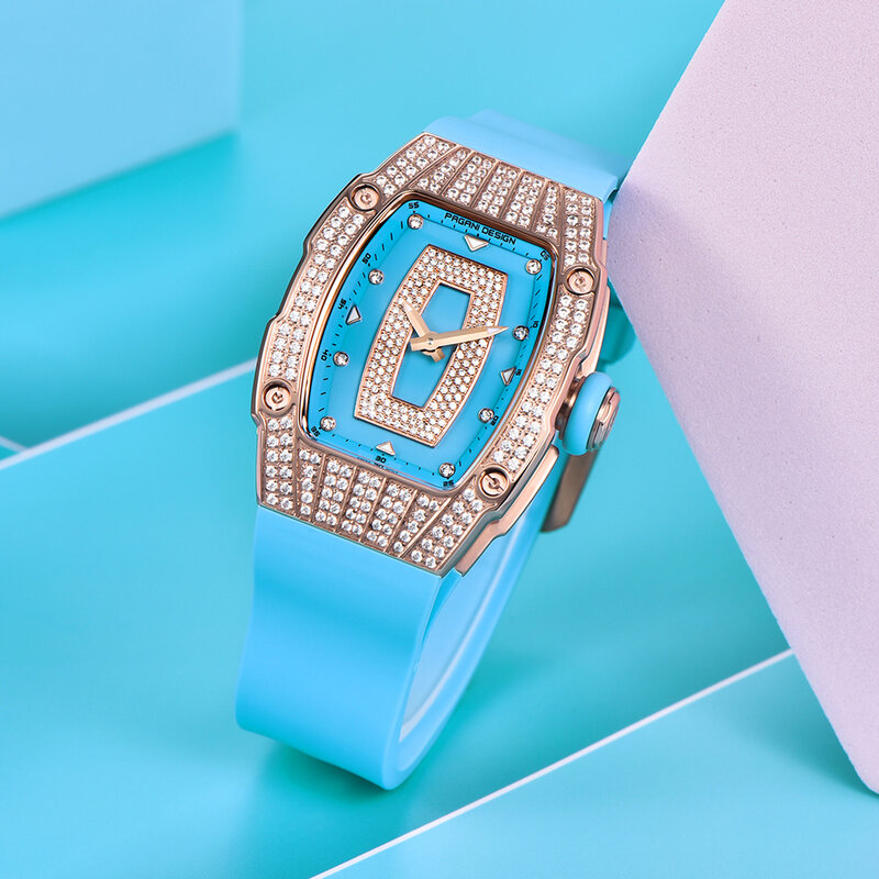 PAGANI DESIGN 여성용 쿼츠 시계, 사파이어 미러 방수 시계, 탑 브랜드 럭셔리 시계 선물, 2023 신제품