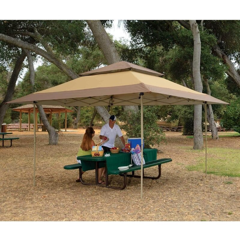 Pop-Up Canopy Gazebo, 13x13 Grande-sombra extra para o seu quintal, pátio ou evento ao ar livre