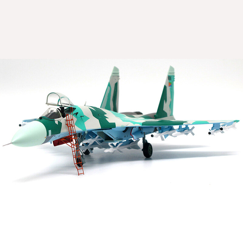 Avião de Combate Militar, Modelo de Liga Diecast do Russo SU-27, Toy Gift Collection, Simulação Display, Escala 1:72