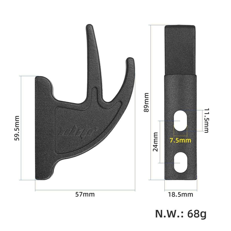 Передний металлический крючок Ulip для M5 и M6 винтов, запасные части для электрического скутера, крючок для хранения