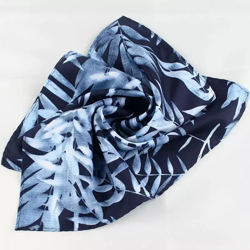 Pañuelo cuadrado de bolsillo similar a la seda para hombres y mujeres, trajes con estampado Floral, pañuelos de traje, pañuelos cuadrados, toallas, bufandas, 34cm