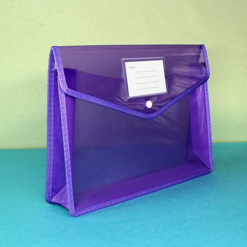 Folder A4 z etykietą Folder torbą do przechowywania papier testowy biurkiem zamykającym zatrzask teczki na dokumenty Organizer na dokumenty