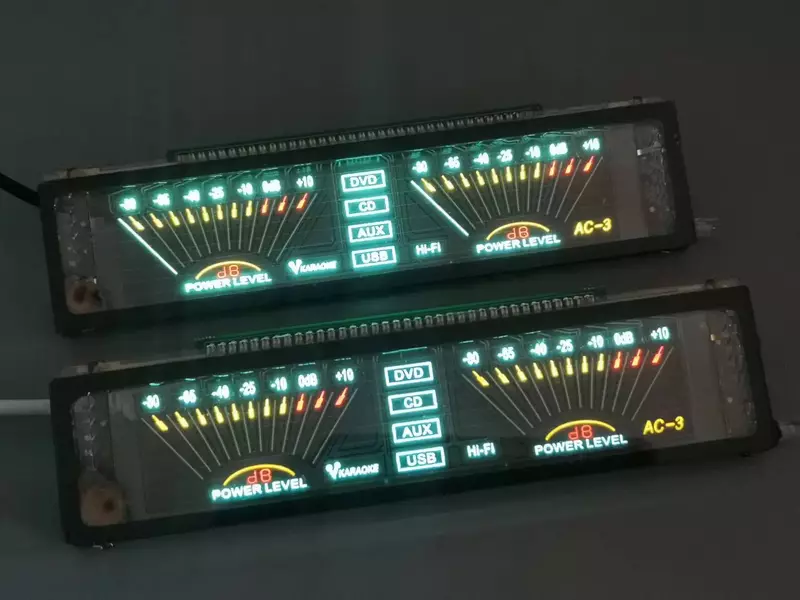 Multimedia Display, VFD Fluorescent Screen, High-Quality and Stable Brightness, Amplifier Speaker, Car Display Spectrum