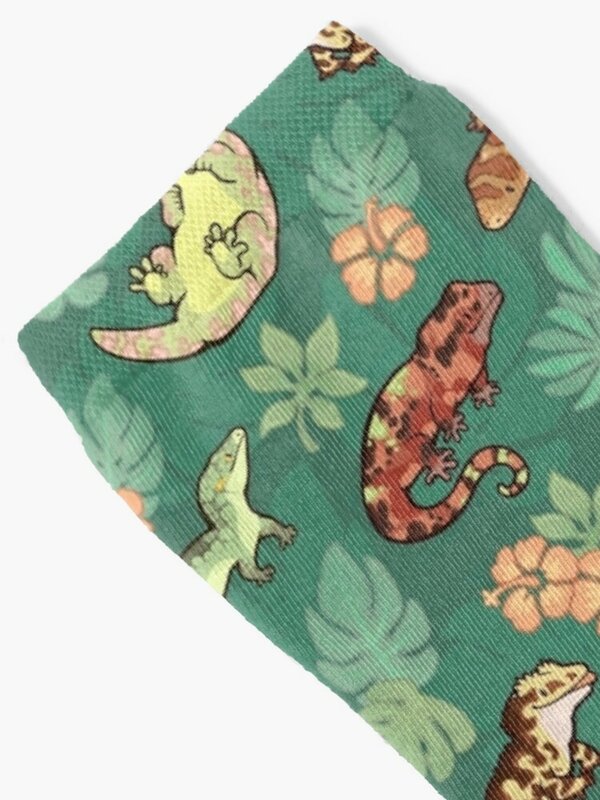 Gecko-Chaussettes de compression pour hommes et femmes, bas pour enfants, Rugby, marque de luxe, famille en vert