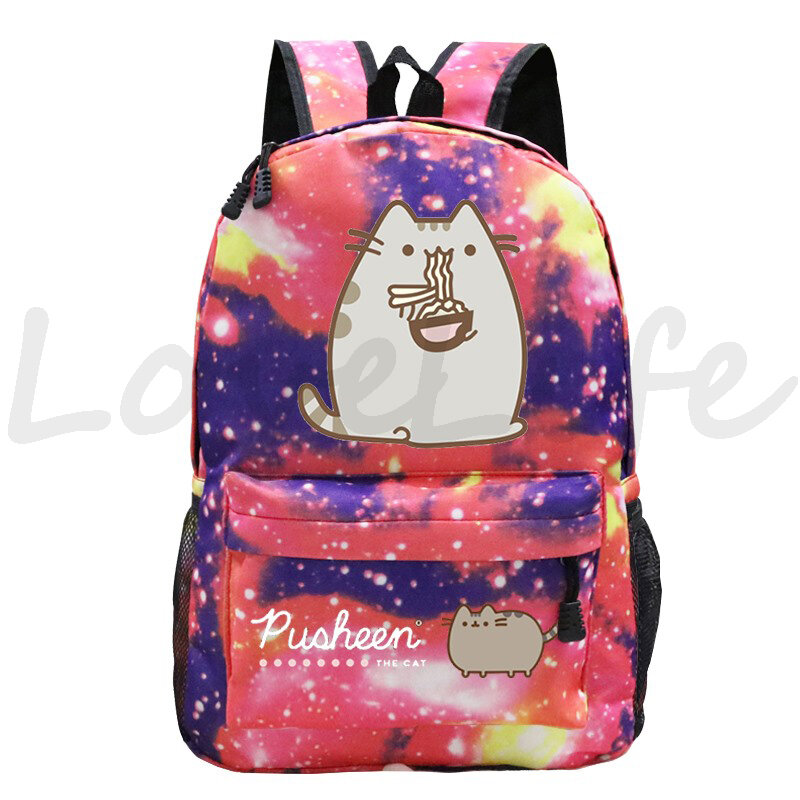 Students Cartoon Cat School Backpacks Boys Girls Book Bag kids Anime Backpack Travel Bagpack Teenage Laptop Mochila gifts
