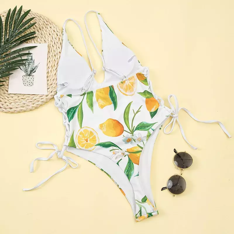 One Piece Swimwear Sexy New Print Summer Beachwear Push Up Monokini Bathing Suit Swimming Suit for Women 2023 Fashion Swimsuit