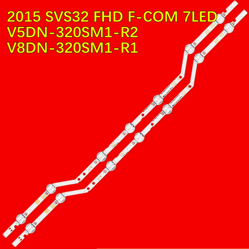LED-Streifen für ue32j4500 ue32j5000 ue32m5000 ue32j5200 ue32m5300 ue32j6000 ue32j4510 ue32j5250 2015 svs32 fhd F-COM 7led
