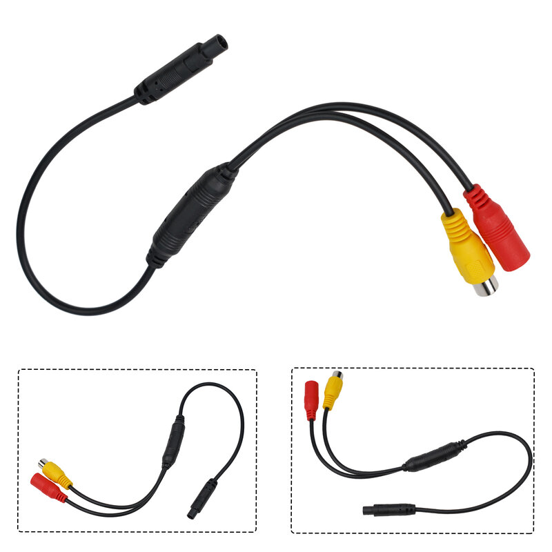Camere Signal Input Connector Pin Rear View Mirror DVR Slight Manual Measurement Deviation Camera Signal Harness