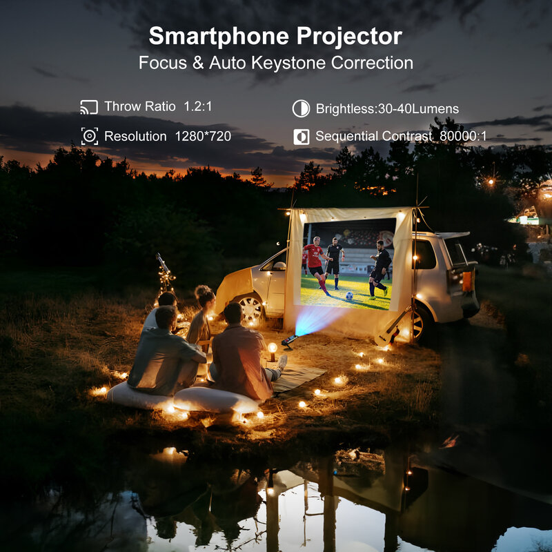 Proyector 8849 Tank 2 Rugged by Unihertz, 22GB de RAM, 256GB de ROM, luz de Camping de 108MP, súper visión nocturna de 64MP, G99, 15500mAh, TF, NFC