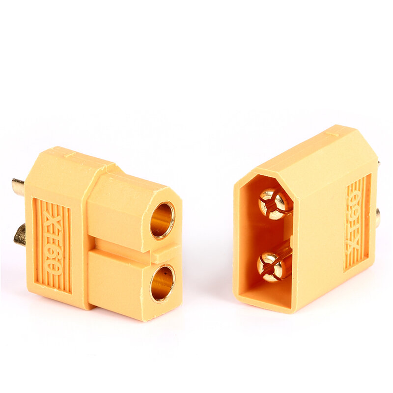 Conectores macho y hembra XT60 piezas para batería Lipo RC, 2 pares, baja resistencia, alta capacidad de corriente